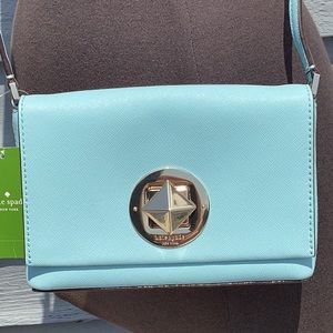 NWT kate spade New York Newbury Lane Sally Light Blue Crossbody
